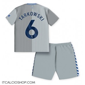 Everton James Tarkowski #6 Terza Maglia Bambino 2023-24 Manica Corta (+ Pantaloni corti)